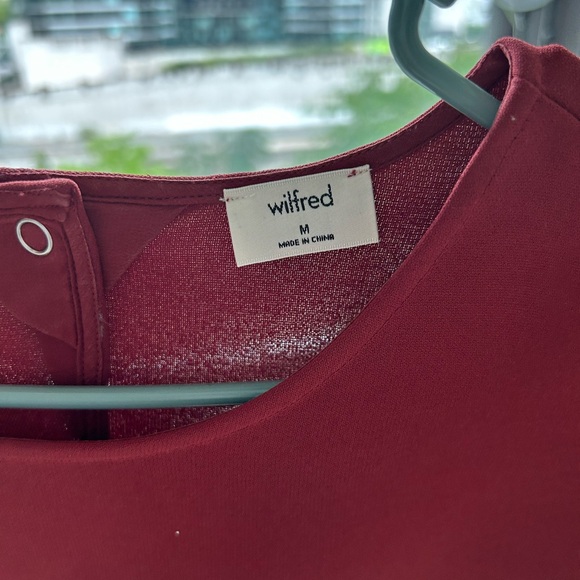 Wilfred Laon Blouse in Deep Red, Size M - Picture 5 of 5